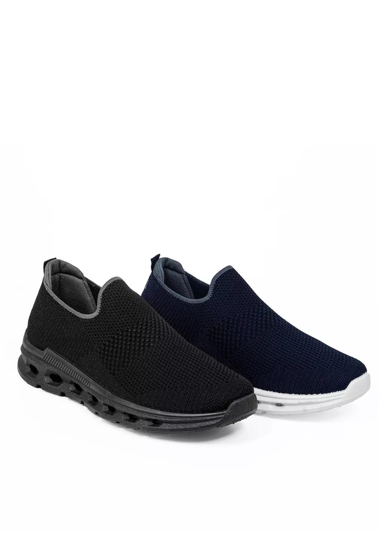 Dr. Kevin Sepatu Sport Pria Men Sneakers Sekolah Flyknit Slip On 889-071