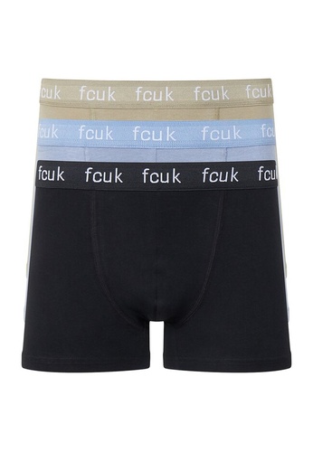 French Connection multi 3 Pack FCUK Boxers 4BF14US8B66156GS_1
