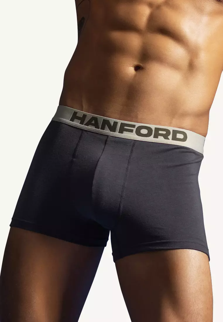 Cotton with Spandex Men's Boxer Briefs Core - Assorted Colors (3in1 Pack)