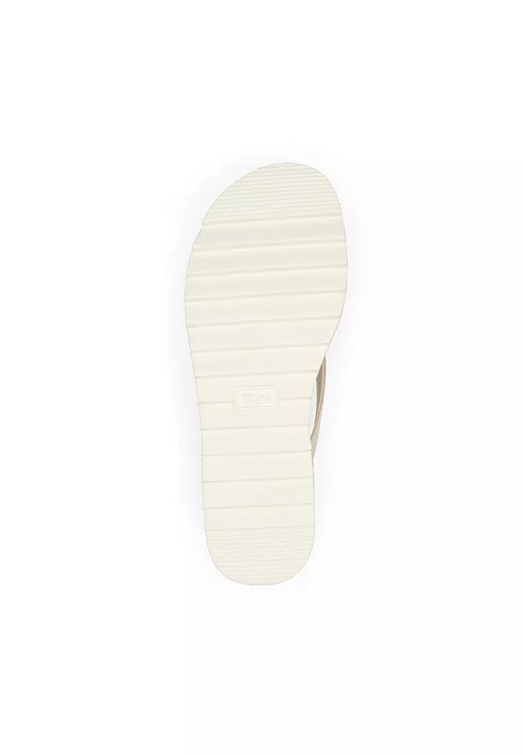 Women Rory Fog Leather Suede Sandal