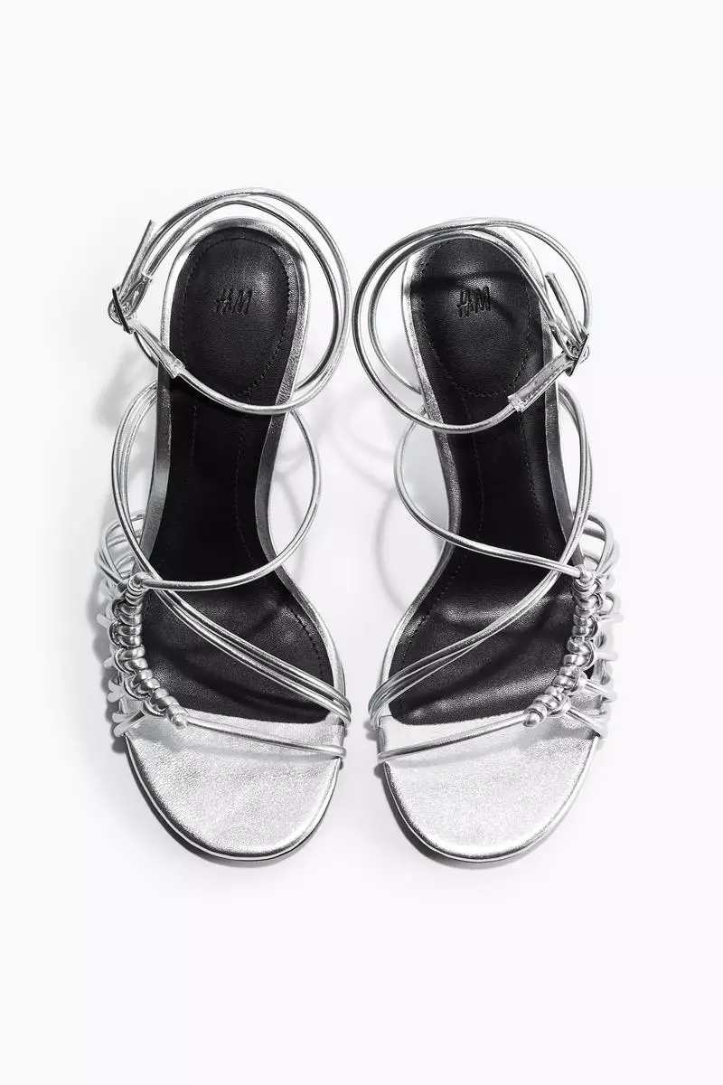 Discount on H&m  shoes - SKU: Heeled Strappy Sandals