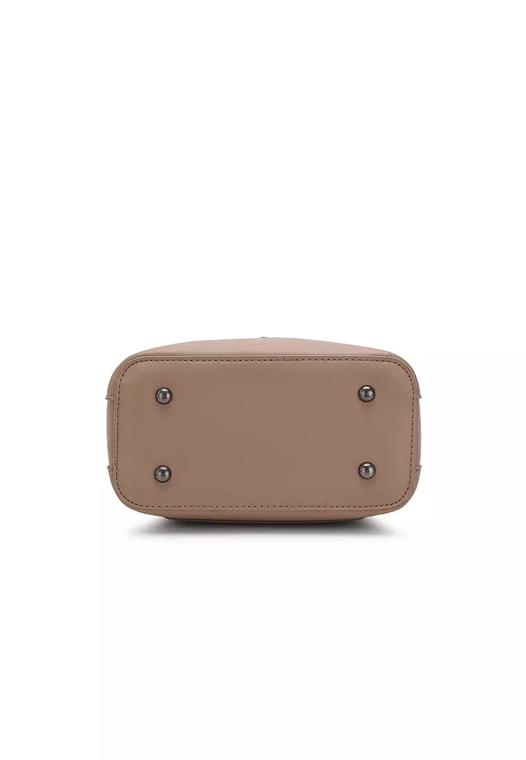 Women's Top Handle Bag / Sling Bag / Crossbody Bag (Tas Selempang / Tas Tangan) - Cokelat