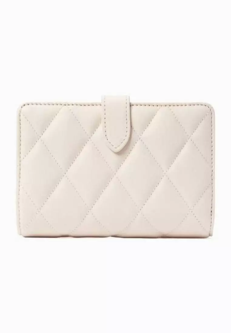 Jual Kate Spade Kate Spade Carey Smooth Quilted Leather Medium Compact