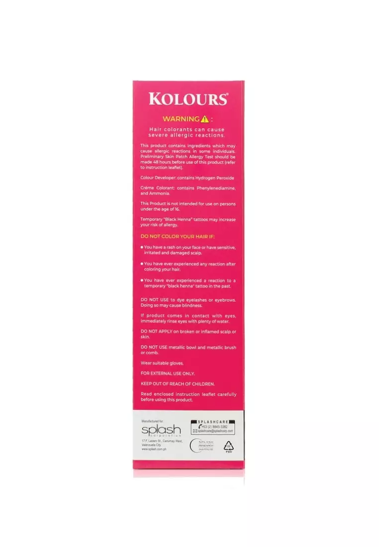 Buy Kolours Hair Dye Burgundy 120ml 2023 Online ZALORA Philippines