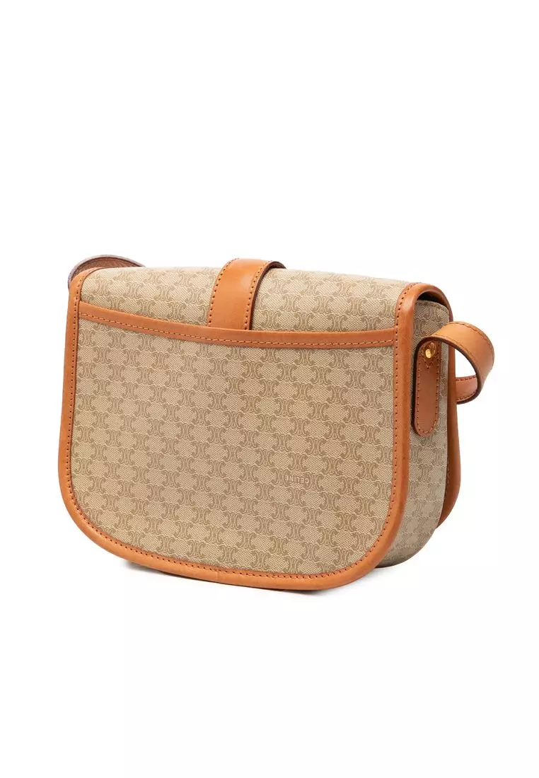 Pre-Loved Celine Macadam Coated Canvas Crossbody