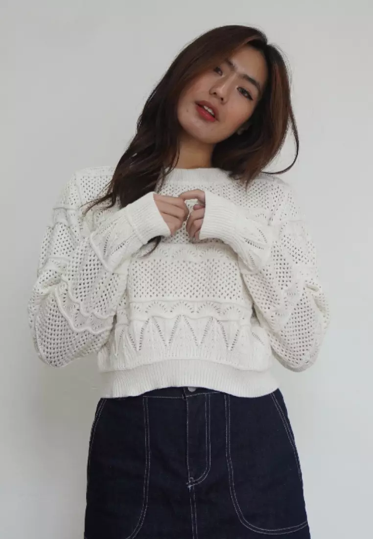 Jual Mannequin Mannequin Open Knit Cardigan Original 2023 ZALORA Indonesia