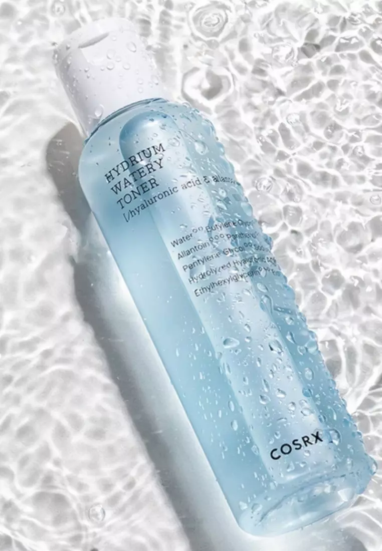 Cosrx Hydrium Set(Cleanser 150ml +Toner 150ml +Ampoule 40ml+ Cream 50ml + 1's Mask) for hydrating skin