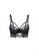 ZITIQUE black Women's Sexy Hollowed Wired Ultra-thin 3/4 Cup Lace Lingerie Set (Bra and Underwear) - Black 4932FUSD4D8870GS_2