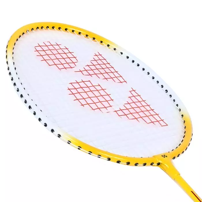 Paket Lengkap Pemula Raket Badminton Yonex GR303 Kuning dan Shuttlecock Adidas TS3 Nylon Isi 6