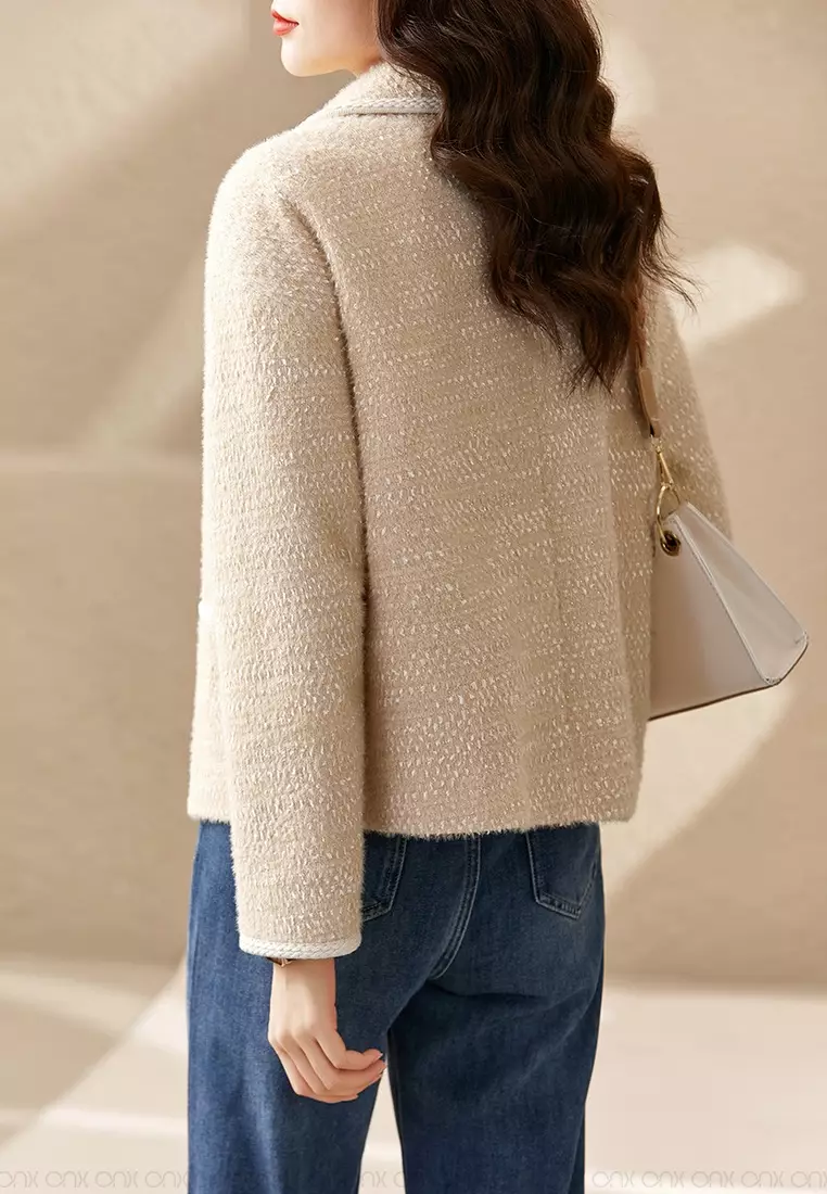 Woolen jacket online top