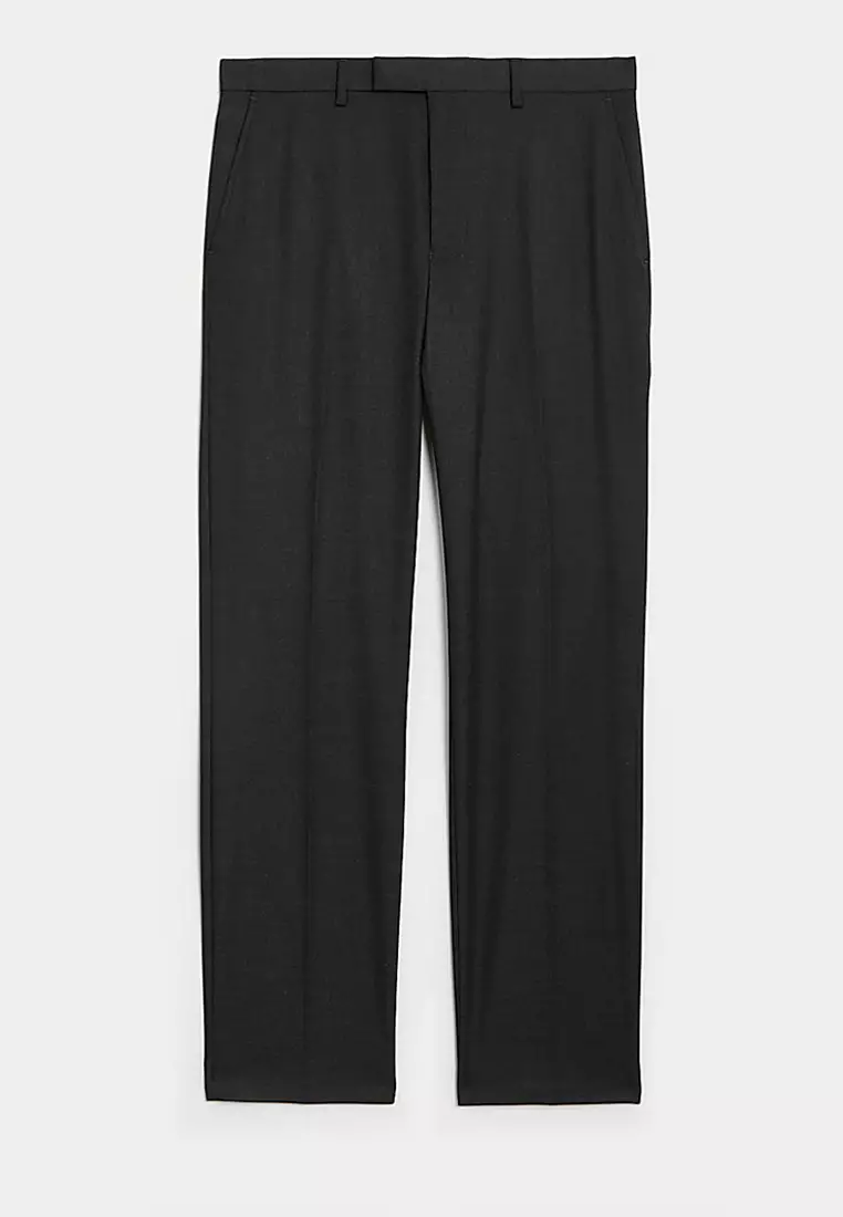 Regular Fit Stretch Suit Trousers