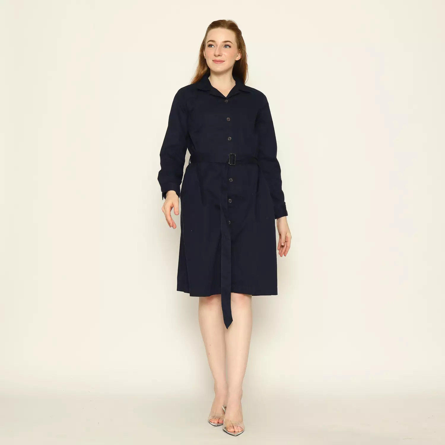 Phyra Long Tunik Navy