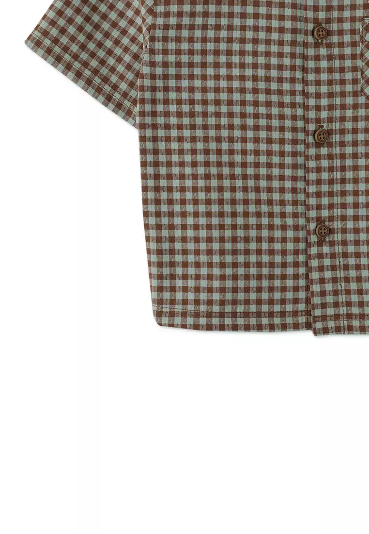 Baby Boys Gingham Shirt