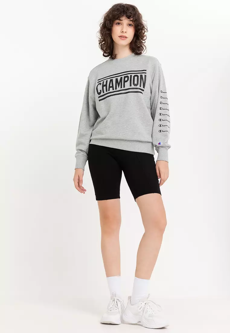 Buy Champion Japan Line Crew Neck Sweatshirt Oxford Gray S 2024 Online ZALORA Philippines