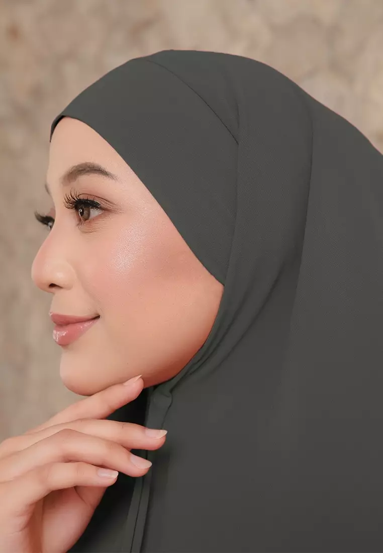 KHIBAN KHAIRA MAGNET PLUS NIQAB - MONKEY GREY
