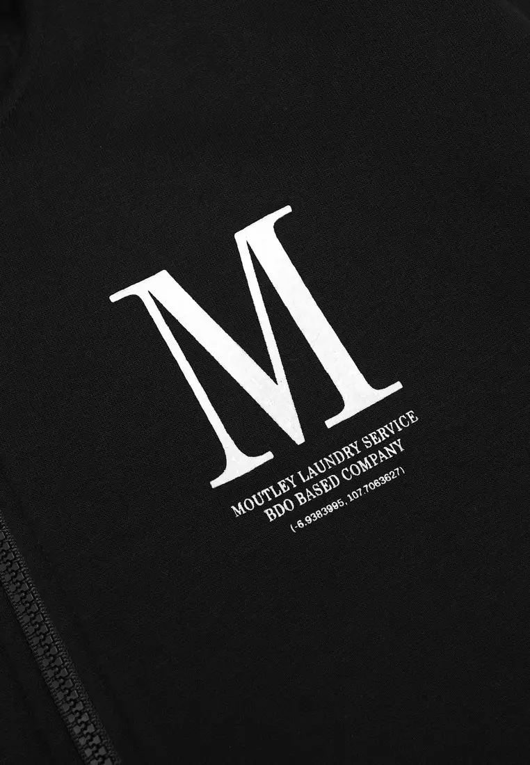 Moutley Men's Jacket Basic Hoodie Sweatshirt Regular Fit Fleece Sadness 071224