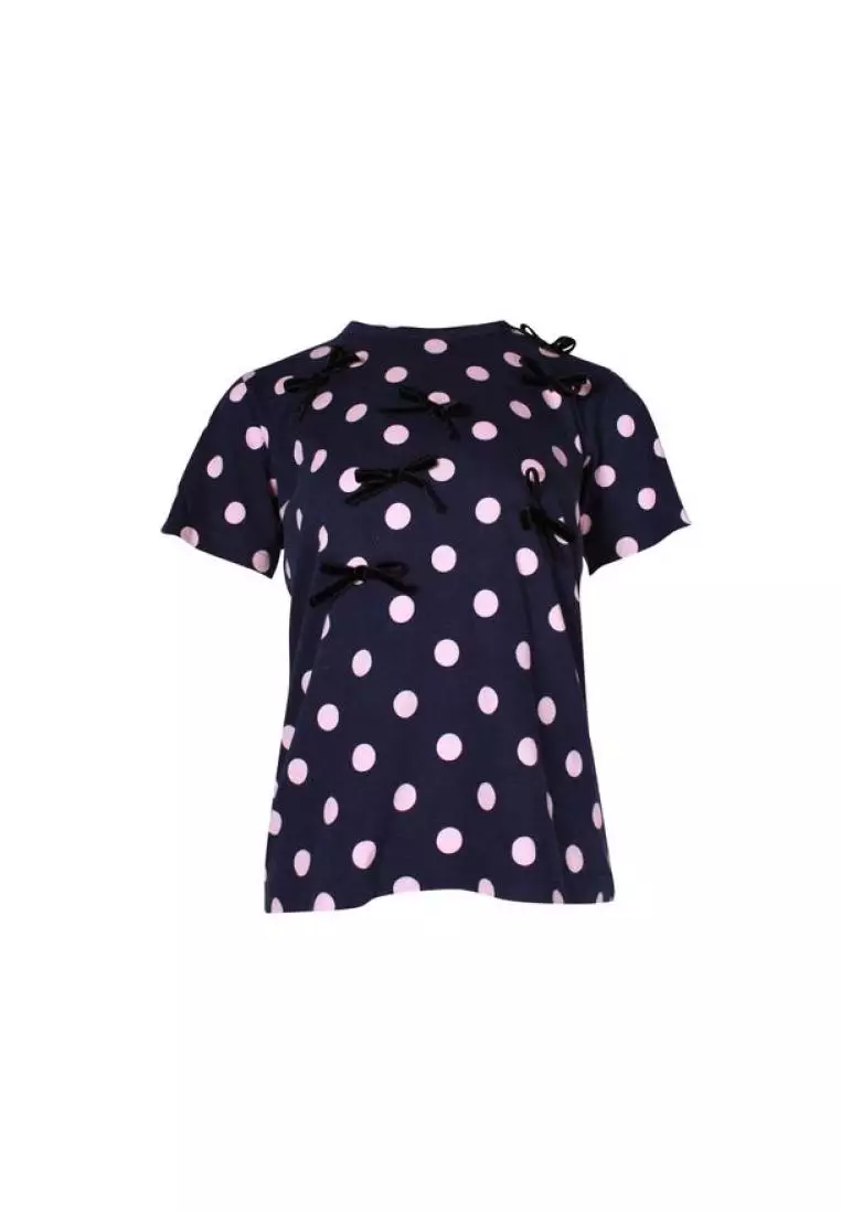 Comme des garcons polka dot short sleeve store