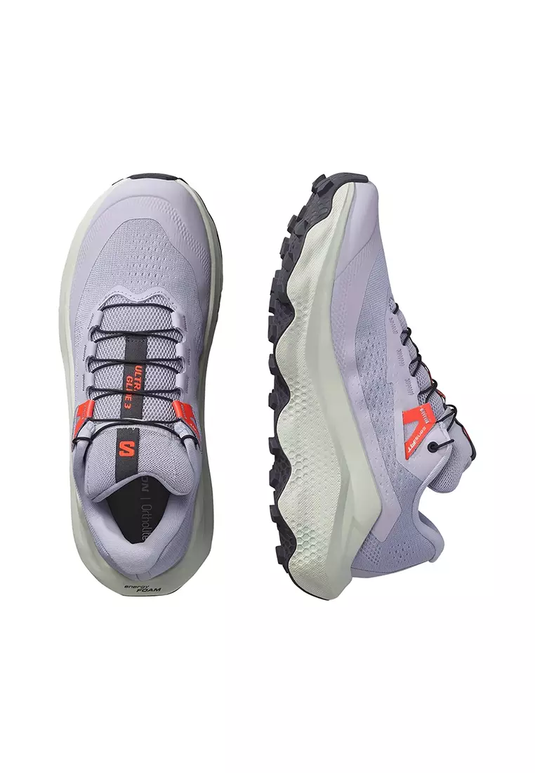 Ultra Glide 3 Women Trail Running Shoes In Cosmic Sky/Icicle/Neon Flame