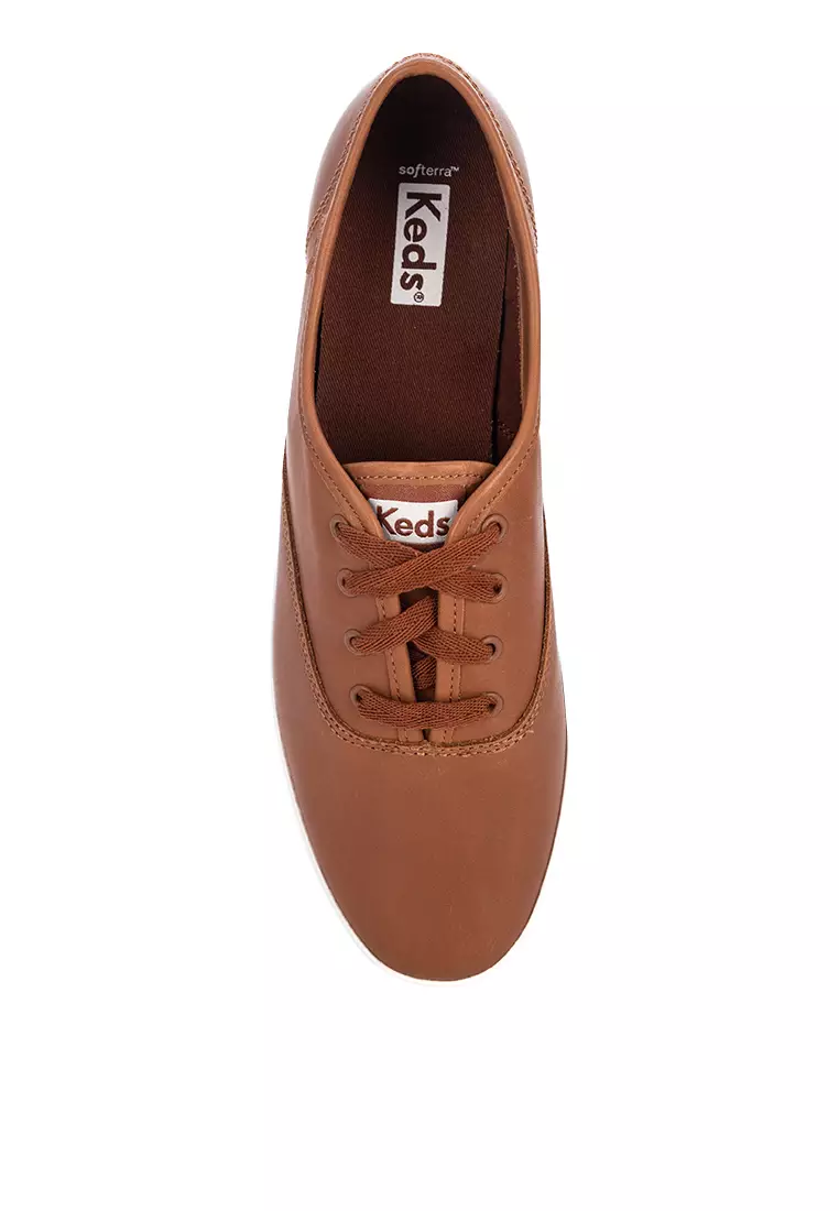 Tan leather keds hotsell