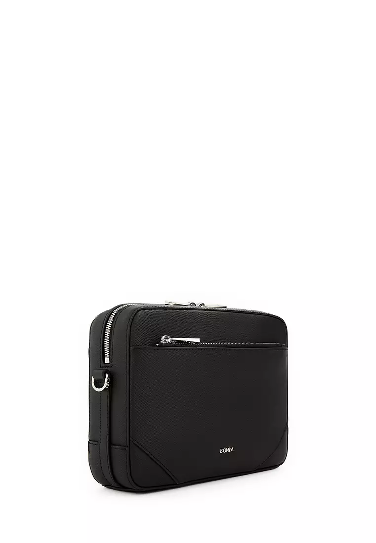 Black Stefano Small Crossbody Bag