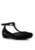 Twenty Eight Shoes black Jelly Ankle Strap Ballet Flats 3003-1 B37CDSH08CC52FGS_2