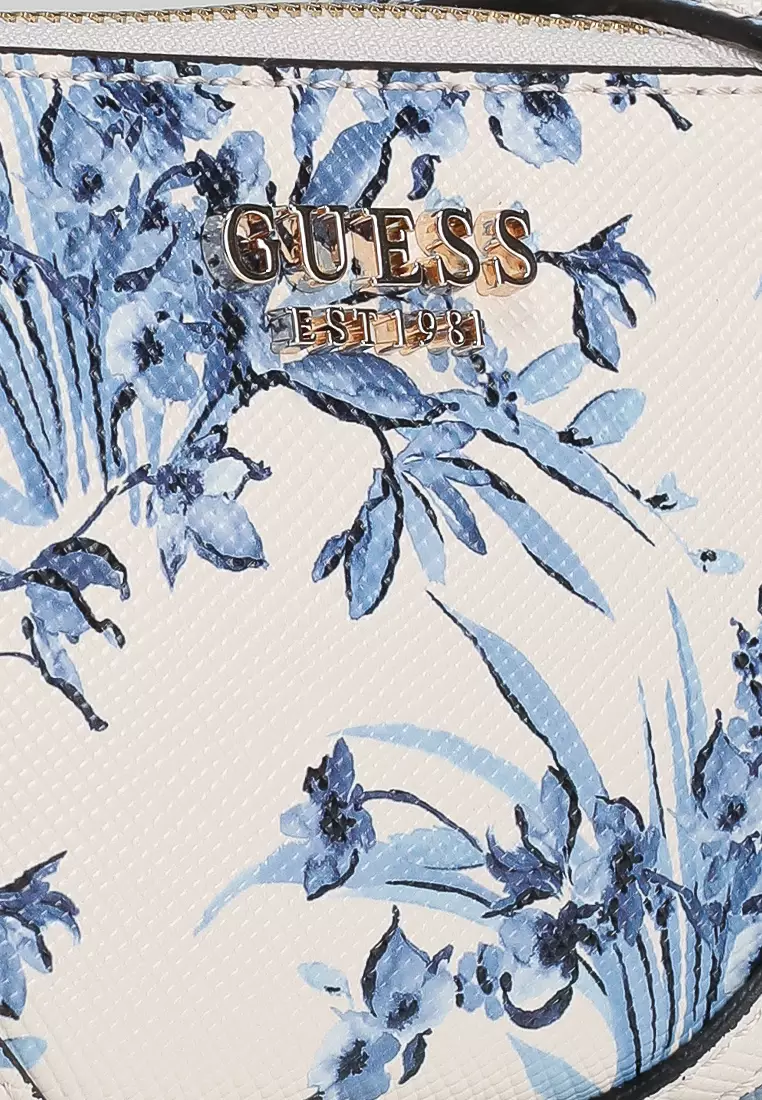 ショルダーバッグ・ポシェット Guess BARAMINA BARAMINA Flower Pattern Strap Decoration Shou Bramina Floral Crossbody Organizer | GUESS