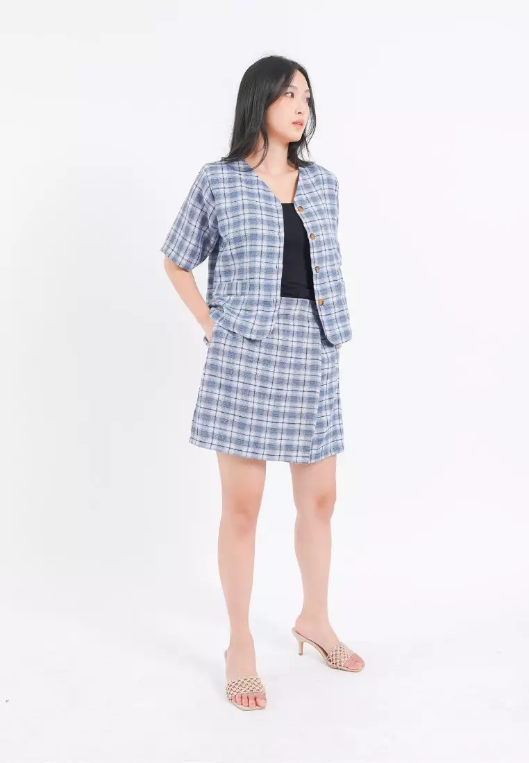 Seoul Blazer Set Blue