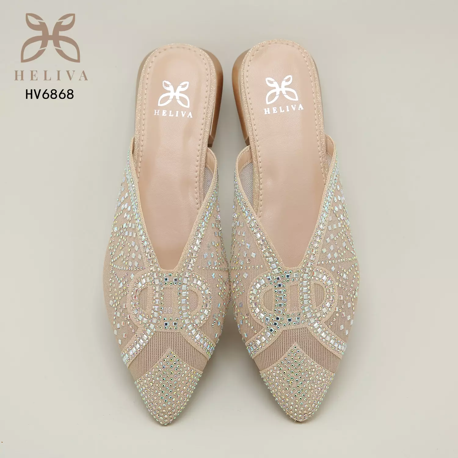 Heliva Jowy Lady Sandal Party Mesh Jewel Accessories