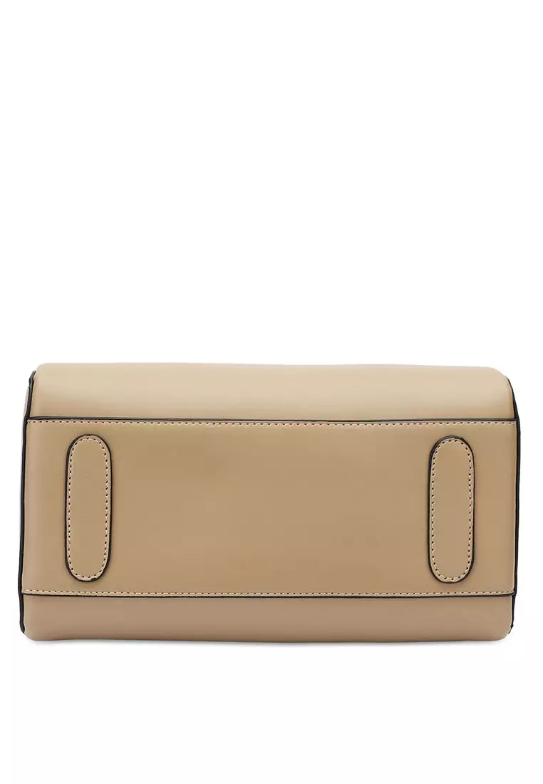 Women's Top Handle Bag / Sling Bag / Crossbody Bag - Beige