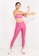 Under Armour pink Crossback Mid Heather Sports Bra EB64FUSDFBBC6DGS_3
