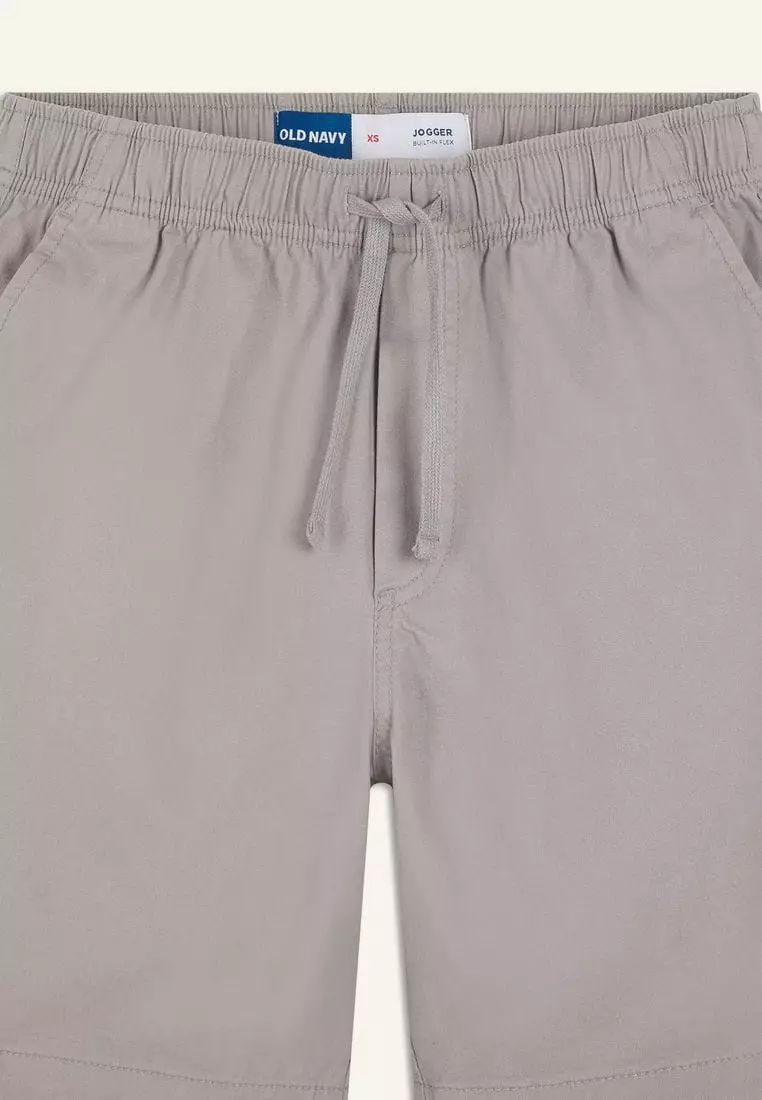 Twill Jogger Shorts -- 7-inch inseam