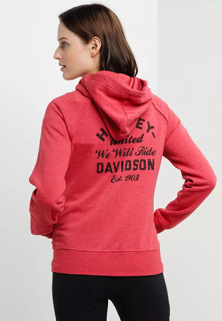 Buy Harley Davidson Metropolitan Zip Front Hoodie Online ZALORA