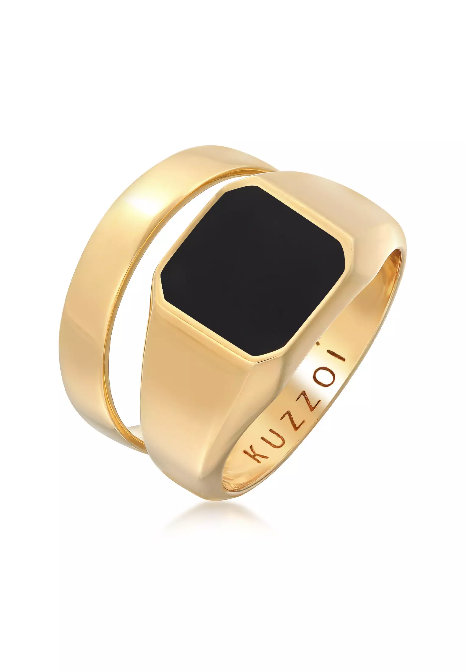 Mens on sale gold signet