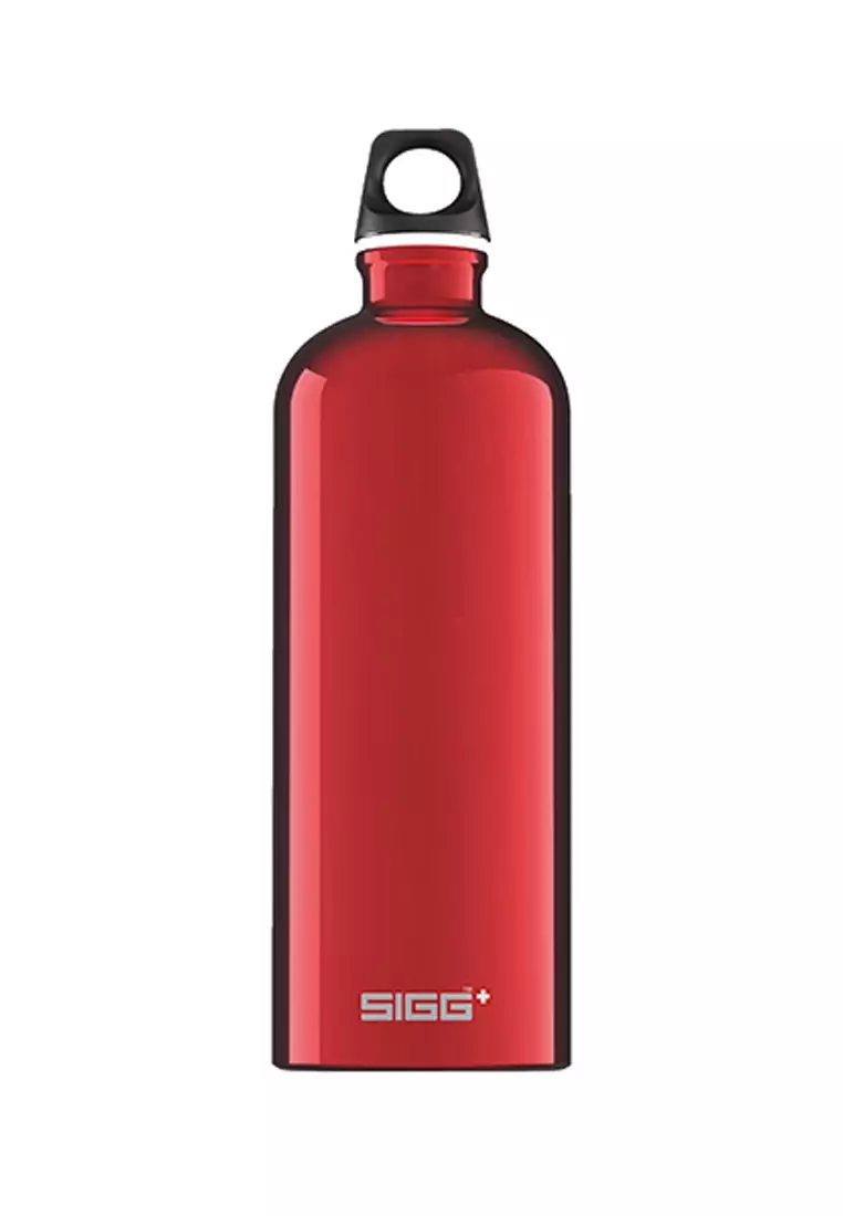 Buy Sigg SIGG 1000ml Aluminium Traveller Water Bottle / Lightweight &  Leakproof / Reusable Metal Water Bottle / BPA Free / Easy-Carry / On The Go  / Swiss Made - Red Online