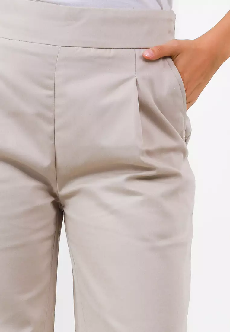 Petite Formal Crop Pants