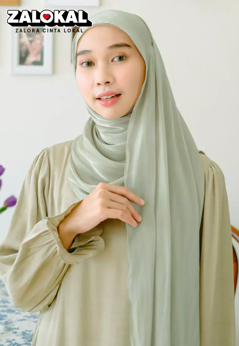 Yora Silk Shawl Sage
