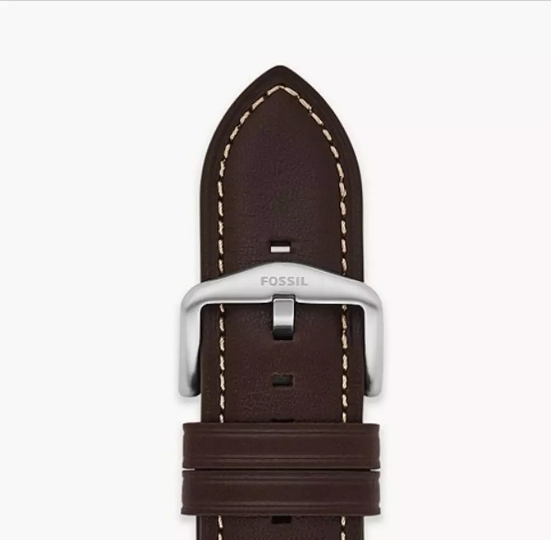 Fossil Strap Bar Brown Leather Jam Pria 24MM S241096