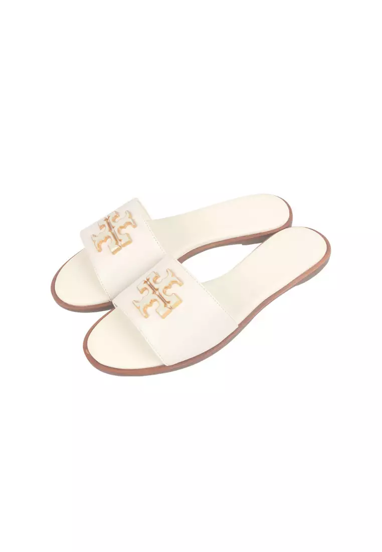 White sandals tory best sale burch