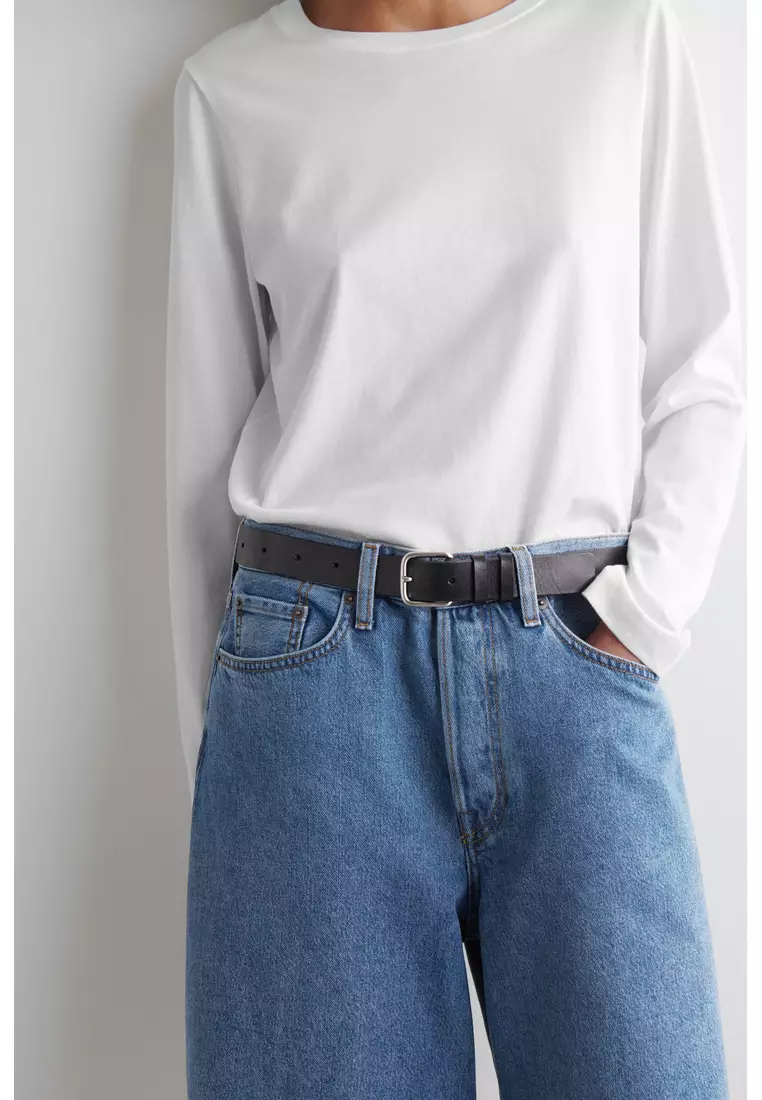 LONGLINE DENIM SHORTS