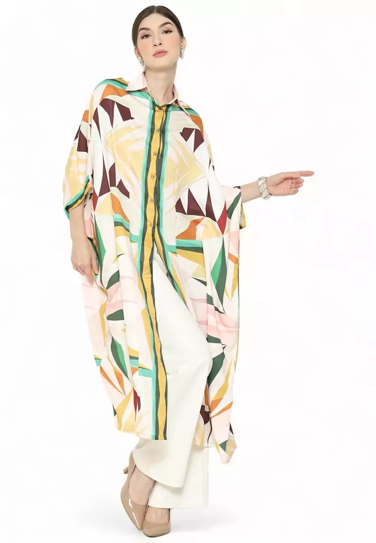 Kanzi Collared Kaftan