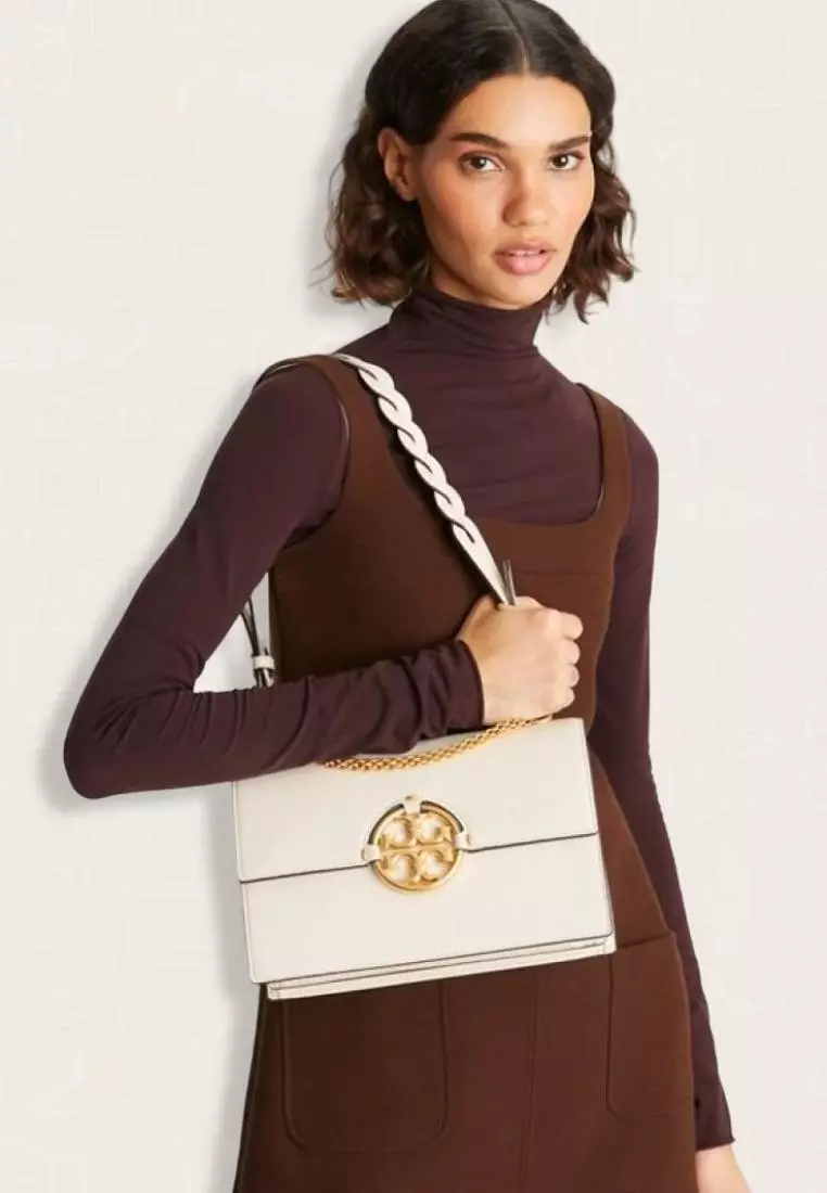 Tory Burch Miller Shoulder Bag New Ivory