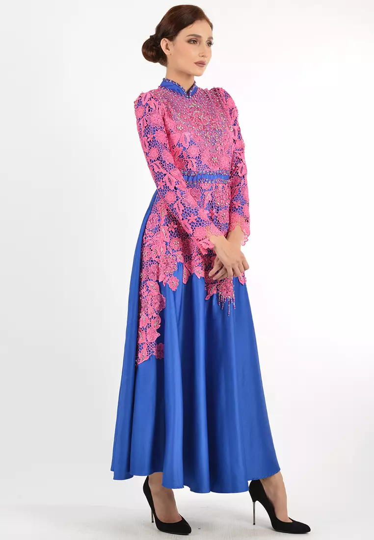 Bibiq Gamis Brokat Satin