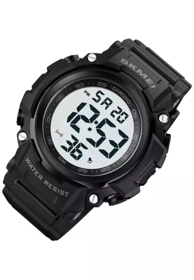 Jam Tangan Pria Digital Waterproof Many Function Strap Tali Material Silicone IR21 ORIGINAL