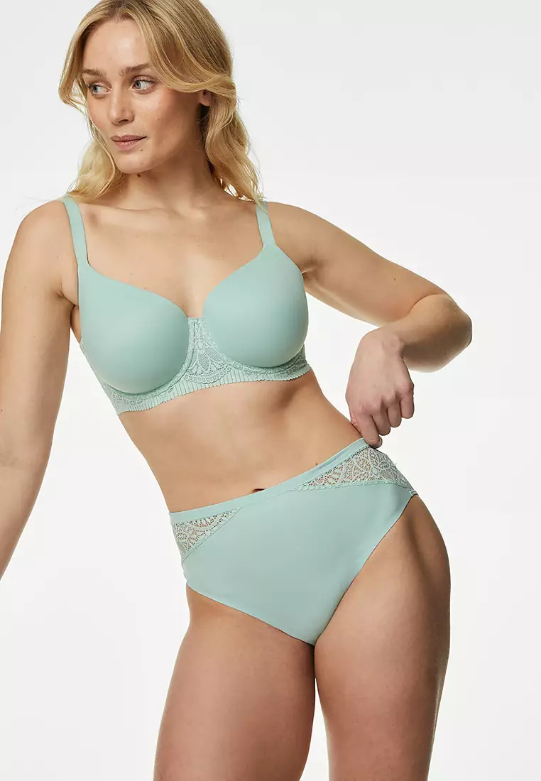 3pk Body Soft™ High Waisted Brazilian Knickers