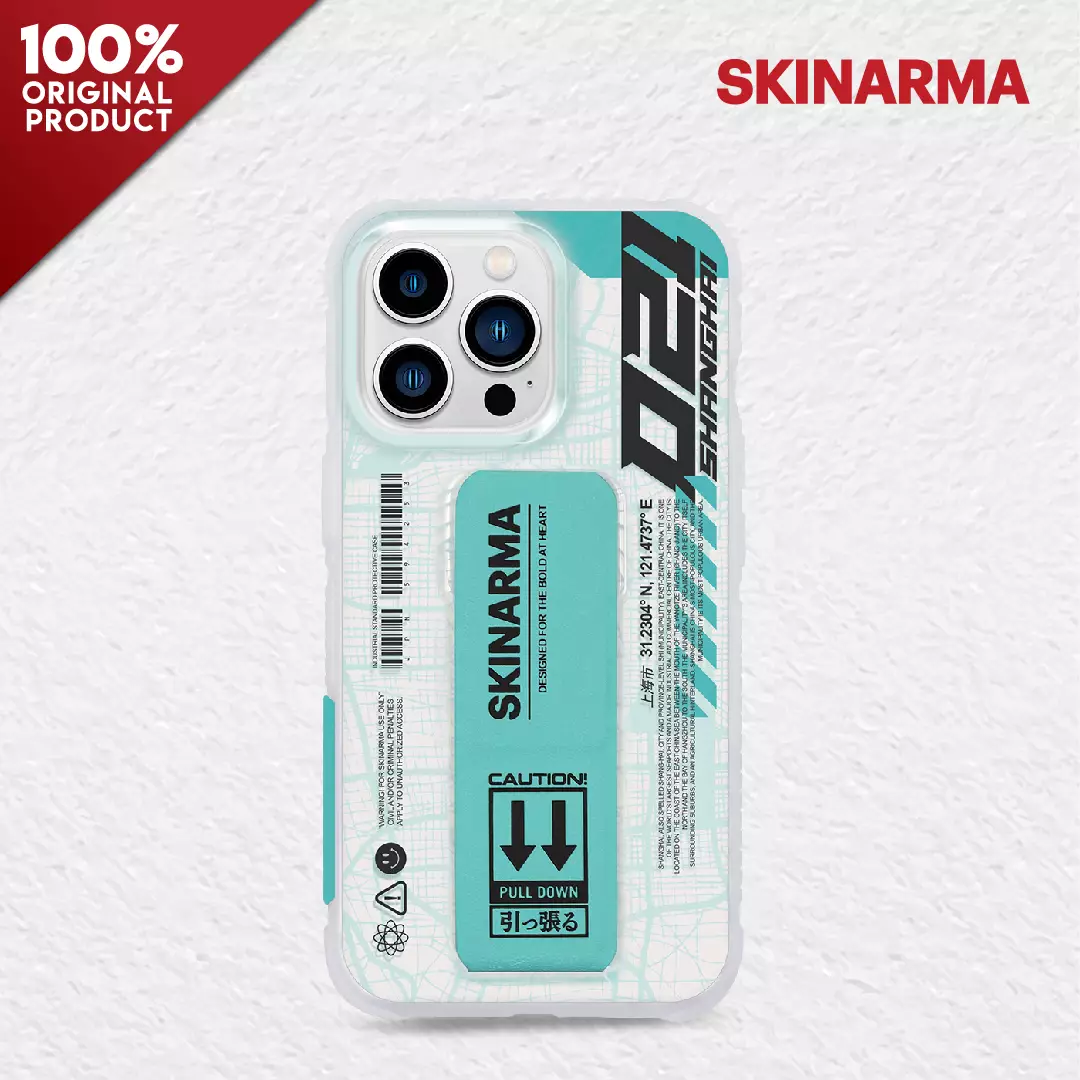 Jual Skinarma Case iPhone 13 Pro Skinarma Ryoiki - Clear Turquoise ...
