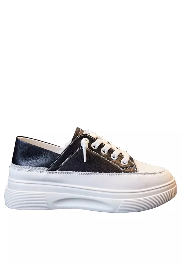 Discount on Twenty Eight Shoes  shoes - SKU: Platform Casual Leather Sneakers RX2516