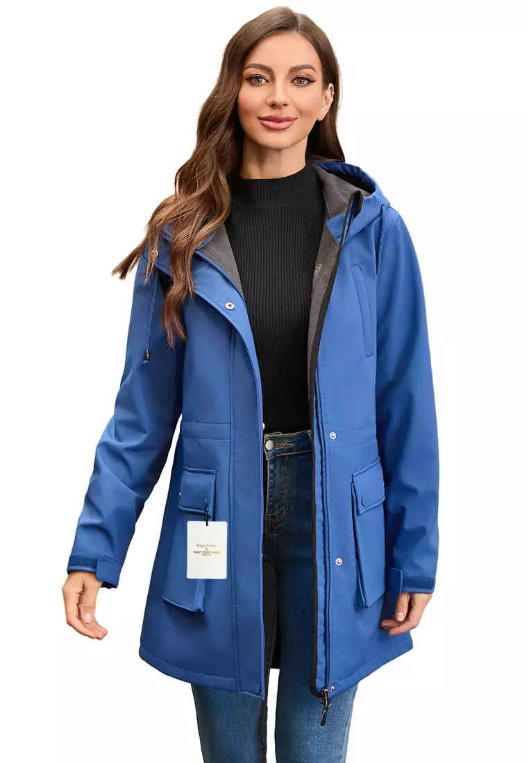 Waterproof Hood Trench Coat AD-M25F598