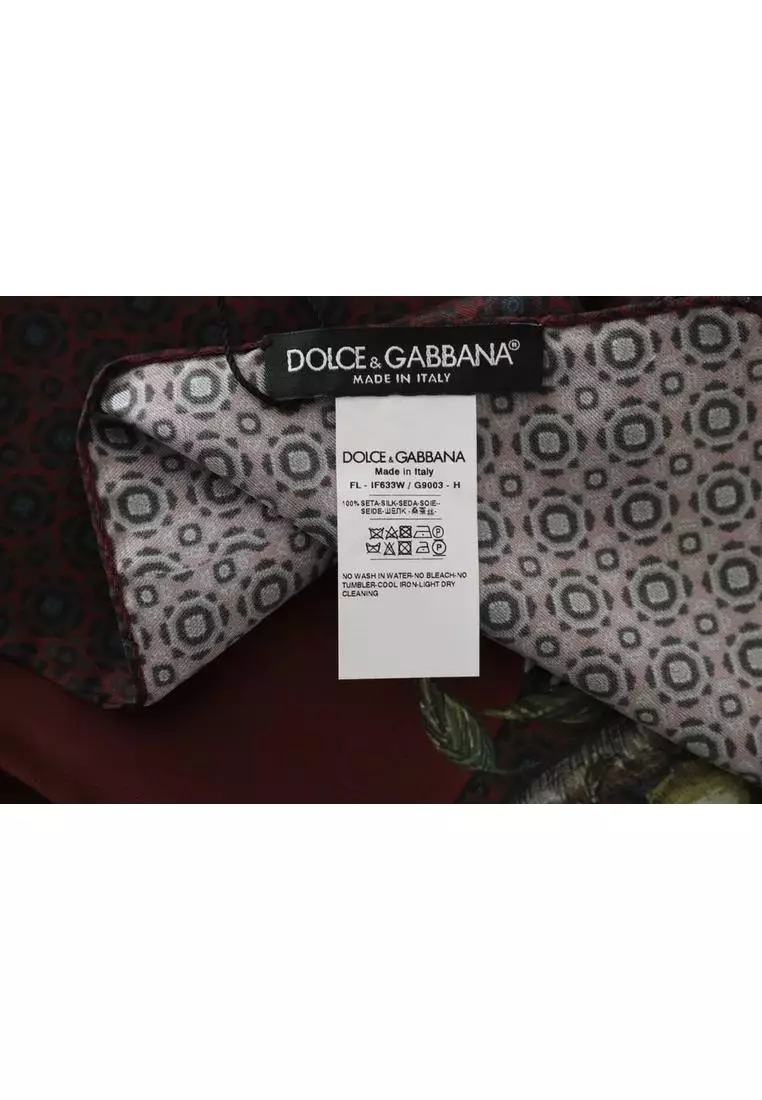 Dolce & Gabbana Beige Silk Neck Wrap Shawl Women Stole 200cm x 64cm Scarf main image 1