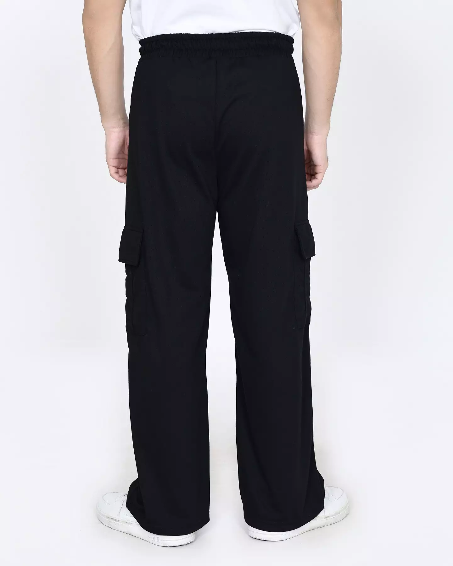 Celana Panjang Pria - Sporty Cargo Pants HITAM