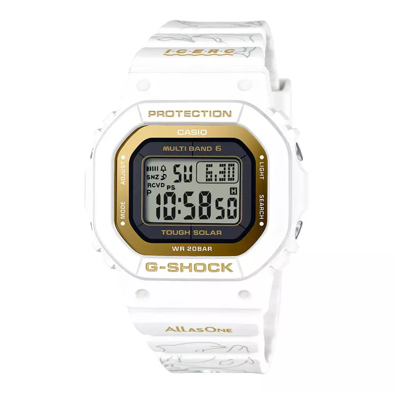 Jam Tangan Wanita Casio G-Shock X I.C.E.R.C. GMD-W5601K-7JR 30th Anniversary Love The Sea And The Earth 2024 (JDM)